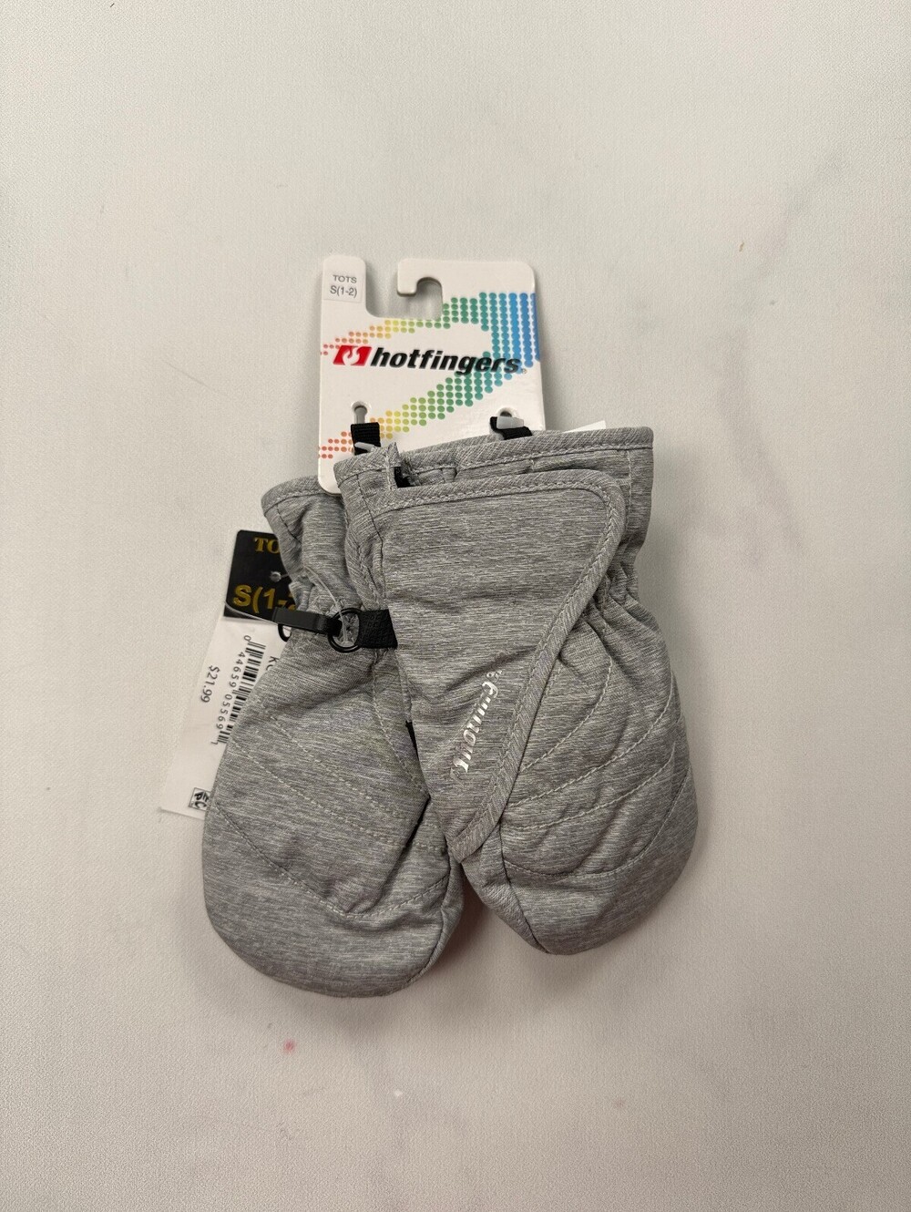 Hotfingers Tots Mittens Gray Modern Sporty - Boys Tots S(1-2)